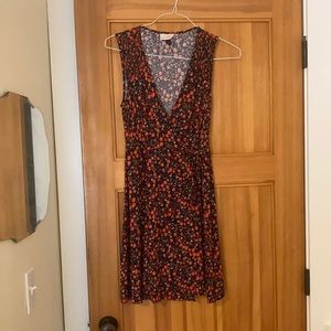 Floral wrap dress